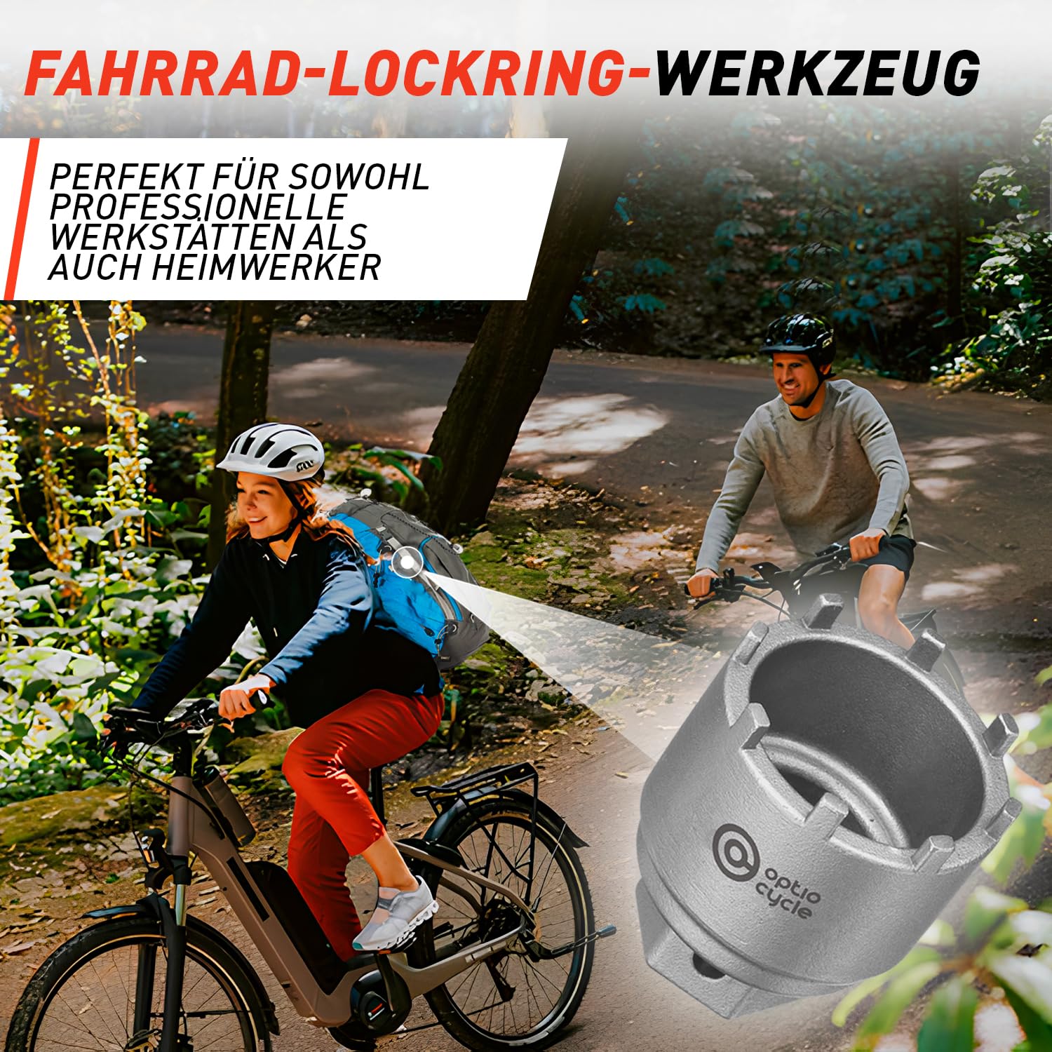 Tretlager Werkzeug für Bosch Lockring Gen 3/4/5 – Hochwertiges Tretlagerschlüssel für E-Bike Tretlager | Werkzeug & Kurbelabzieher Fahrrad | Bosch Spider Tool