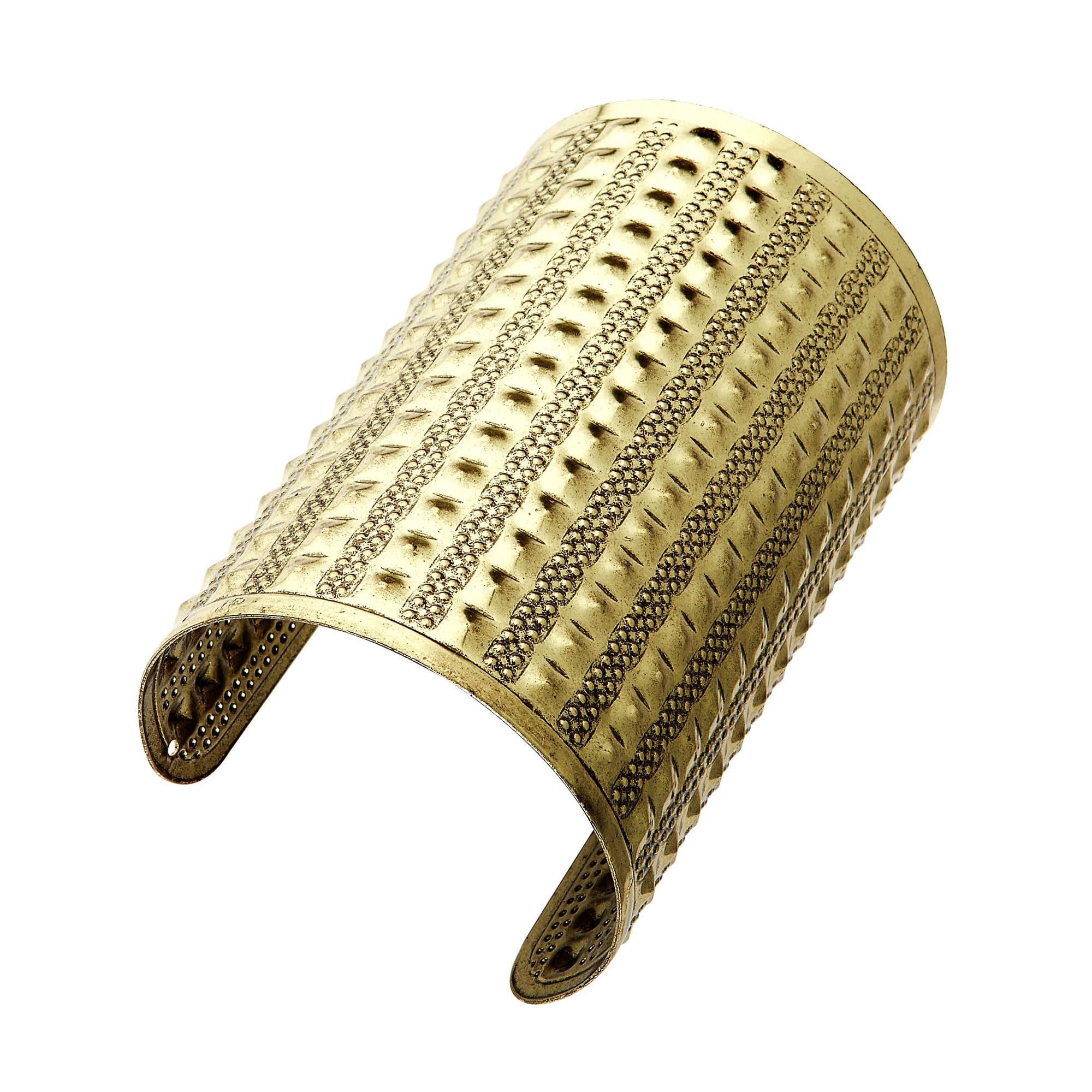 Widmann Bronze Bracelet with Studs, Bangle, Fashion Jewellery, Accessory for Egyptian, Superheroine, Cleopatra, Roman Costume