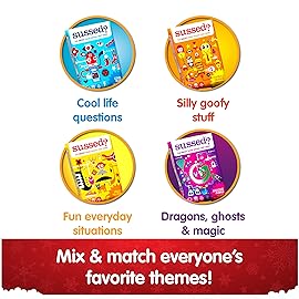 SUSSED The Wacky What Would You Do? Card Game - Stocking Stuffer for Teens, Boys, Girls - Social Fun for Kids Ages 10+ & Adults - Great Conversation Starter - Cool Blue Deck