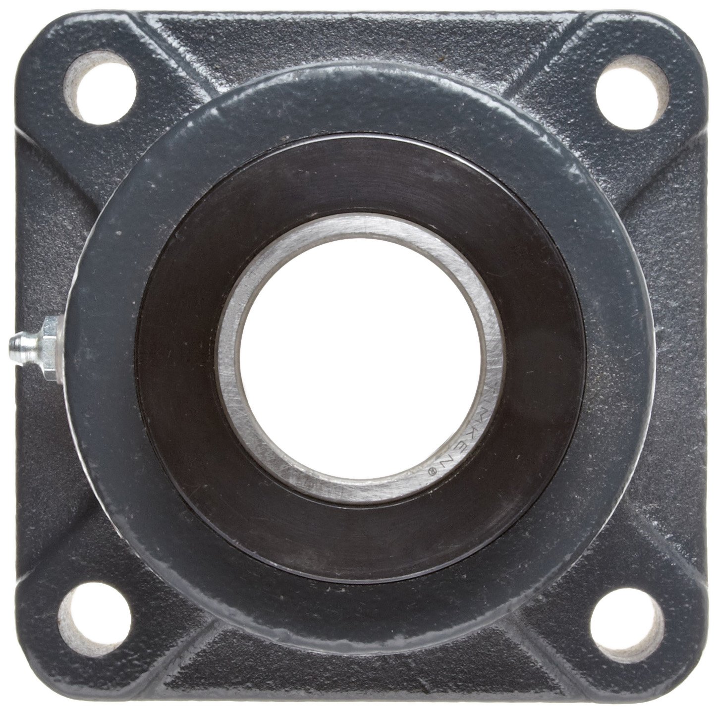 Browning FBE920X2 Heavy-Duty Flange Unit, 4 Bolt, Set Screw Lock, Regreasable, Contact and Flinger Seal, Cast Iron, Inch, 2" Bore, 4-3/8" Bolt Hole Spacing Width, 5-5/8" Overall Width