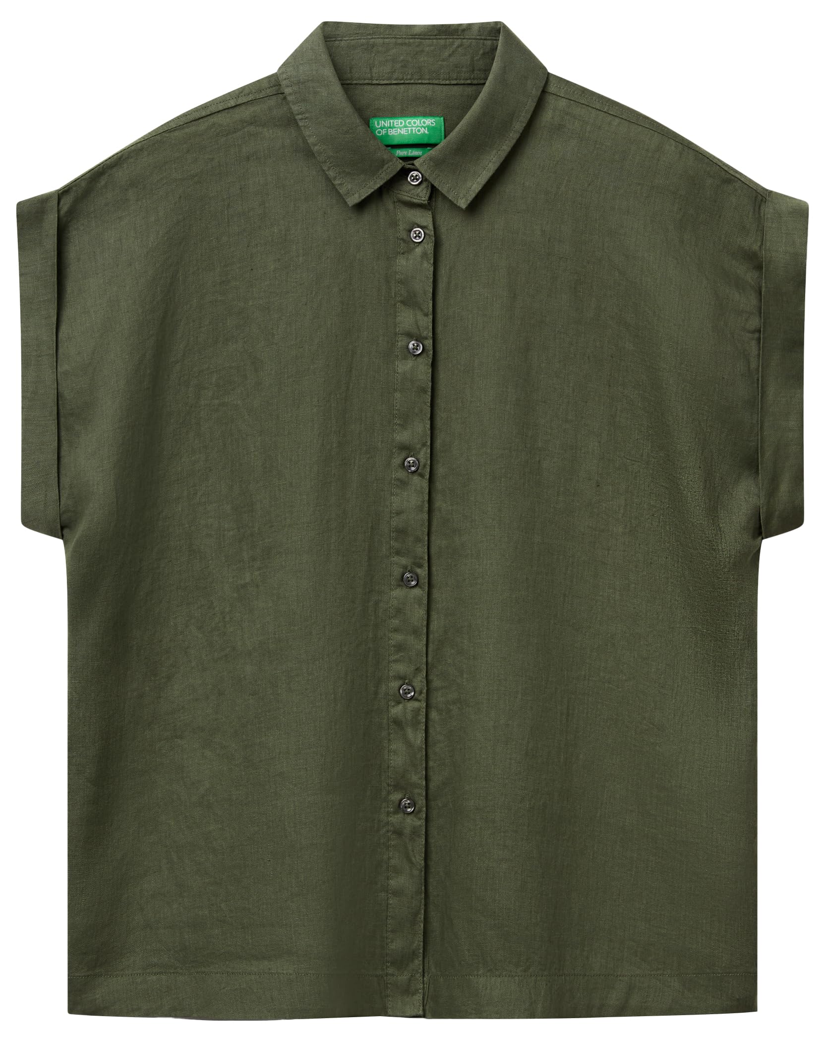 United Colors of Benetton Women's Shirt, Green, S