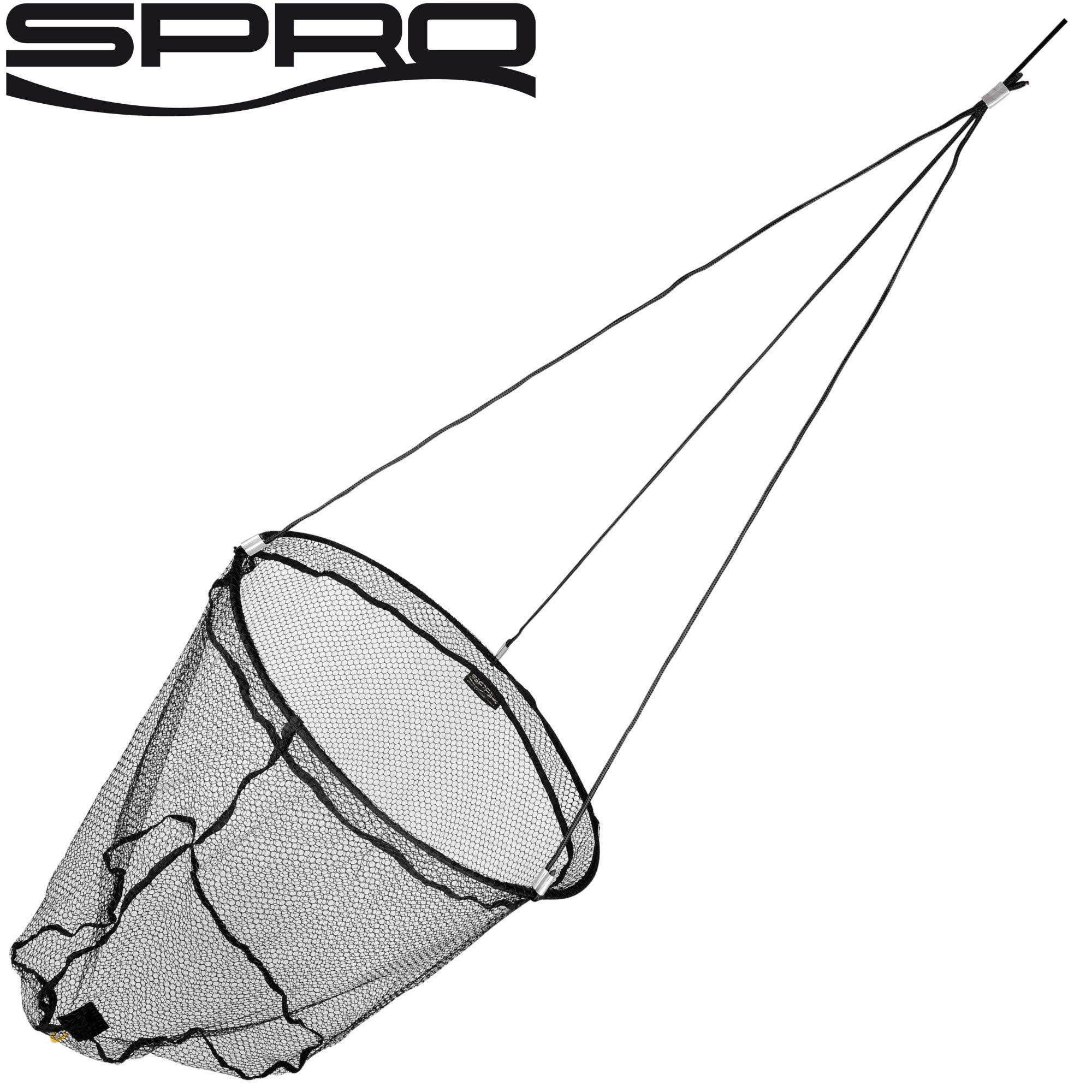 Spro Freestyle Drop Net Xtra 80 / Spundwandkescher mit gummiertem Netz
