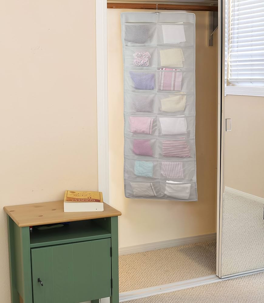 Dustproof Storage Hanging Bag Underwear Socks Double-sided Storage Organizer Household Wardrobe Dormitory Storage Accessories