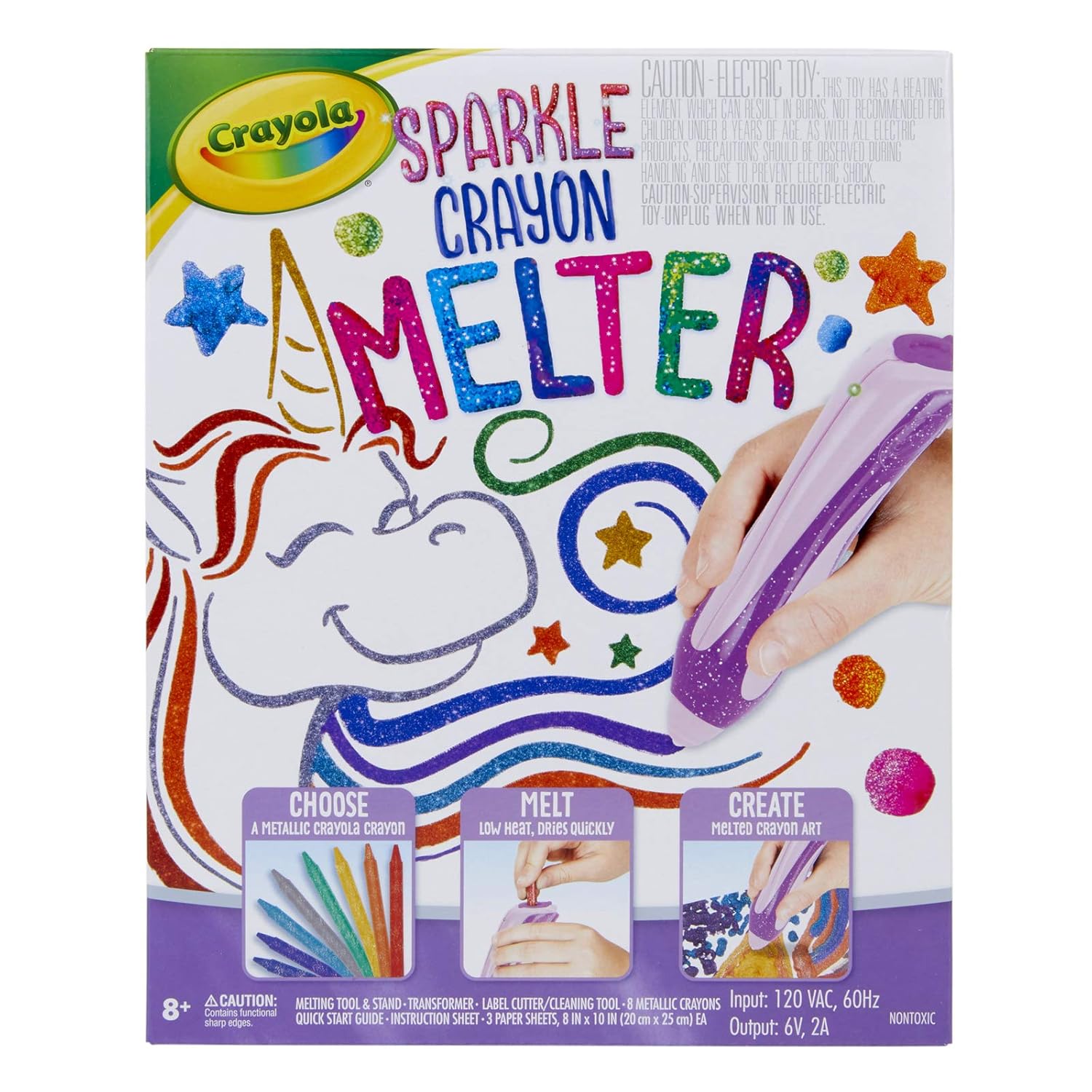 Buy Crayola Crayon Melter Glitter, Crayon Melting Art, Gift for Kids
