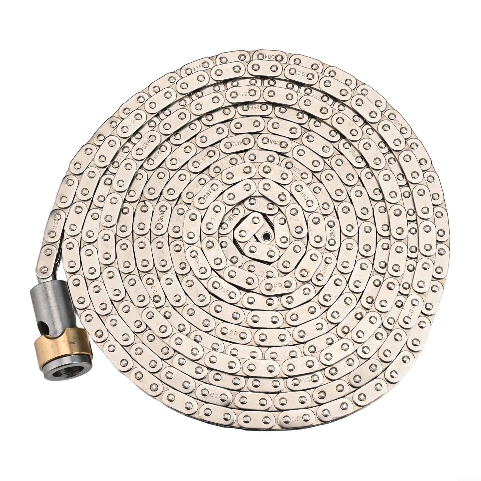 Chaîne de rechange pour rameur Concept 2 modèle C, D et E Chaîne en nickel silencieuse Expérience lisse Installation facile Ajustement parfait pour une fonctionnalité optimale