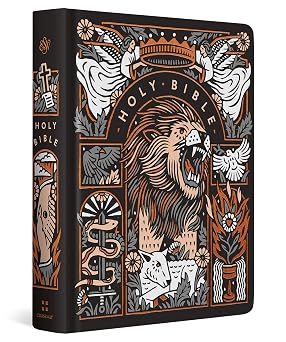ESV Single Column Journaling Bible, Artist Series Hardcover, Joshua Noom, The Lion and the Lamb