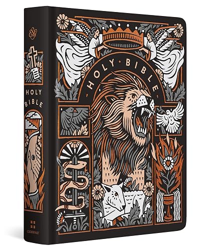 ESV Single Column Journaling Bible, Artist Series (Hardcover, Joshua Noom, The Lion and the Lamb) - Hardcover