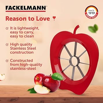Fackelmann 42015 Apple Slicer Plastic - Random Colours
