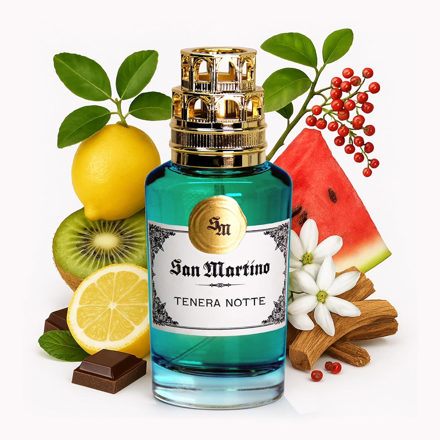San Martino Tenera Notte - Perfume for Women - Alluring Women's Fragrances with Opening Notes of Sweet Kiwi, Apple, Pink Pepper - 3.4 oz - Image 4