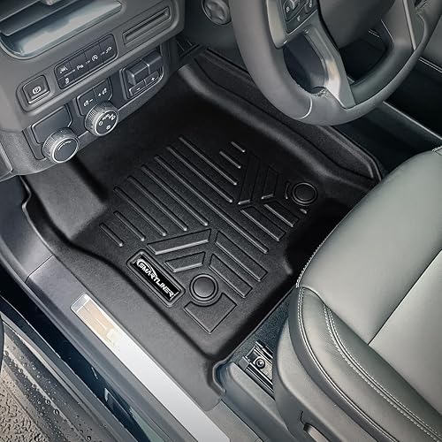 Miniatura 2 de SMARTLINER Protección para todo tipo de clima, 3 filas y forro de carga negro detrás de la tercera fila compatible con Cadillac Escalade ESV
