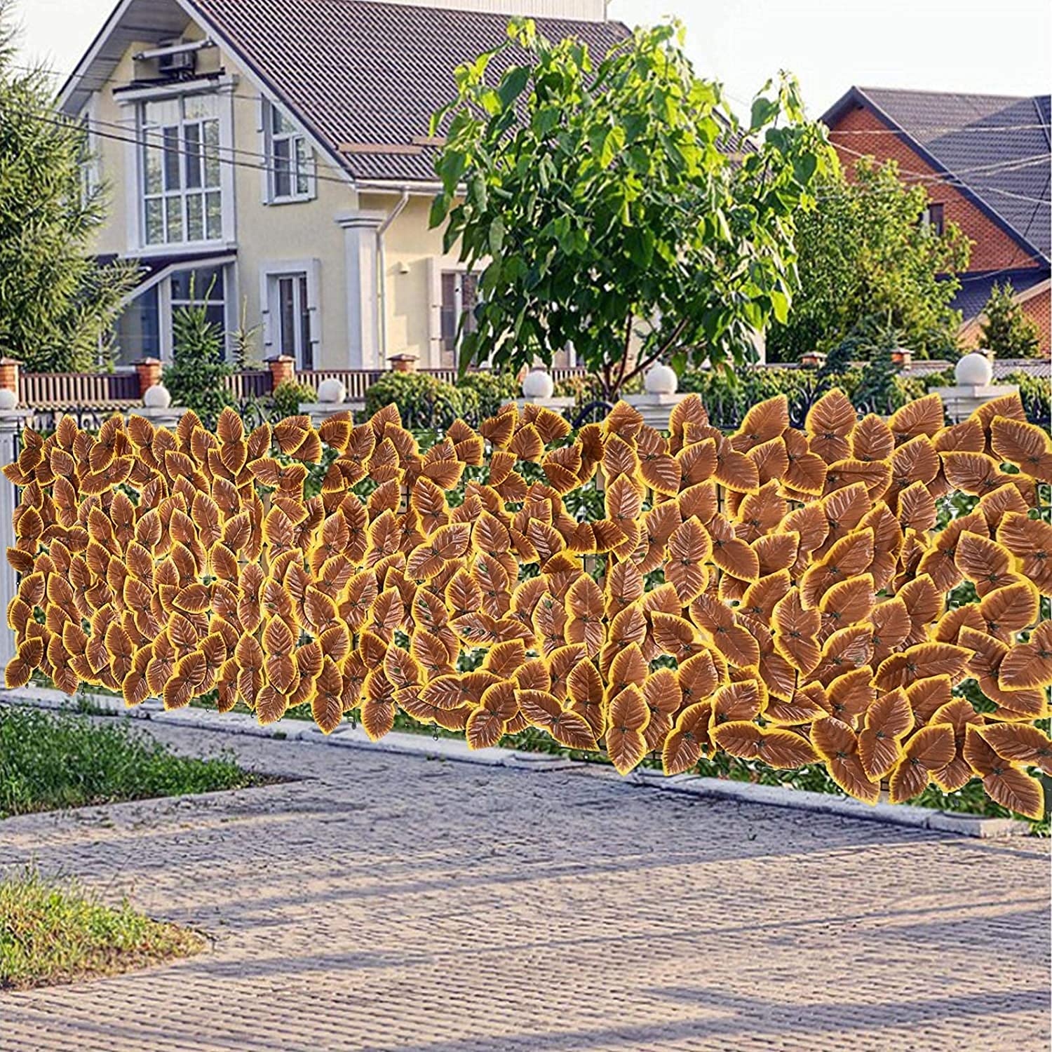 Knstliche Efeu Garten Privatsphre Schutzgitter Gitter mit knstlichen  Blttern Knstlicher Efeu Knstliche Hecke Screening Blatt Efeu Blatt ...