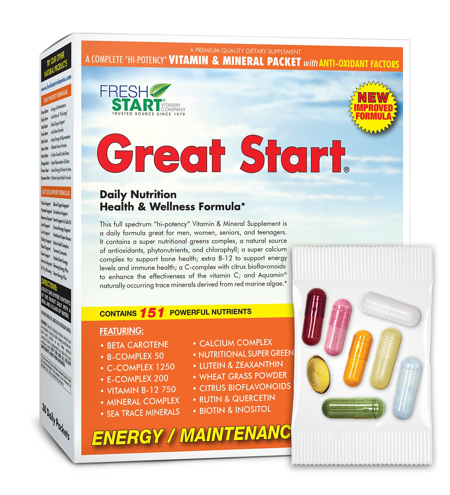 Great Start All-in-One Daily Vitamin Pack