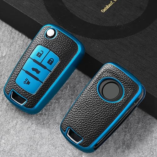 Miniatura 6 de ELOHEI Funda para llavero de Chevy, funda de TPU suave para Chevy Chevrolet Equinox Camaro Cruze Malibu Sonic Volt Park Impala Buick Encore Allure