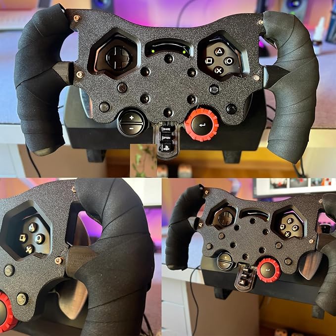 F1 Style Racing Wheel Mod Kit for Logitech G29 G920 G923 | Formula Steering Upgrade for SIM Racing | Fit for Xbox PlayStation PC | Gift for Sim Racer or Motorsports Enthusiast