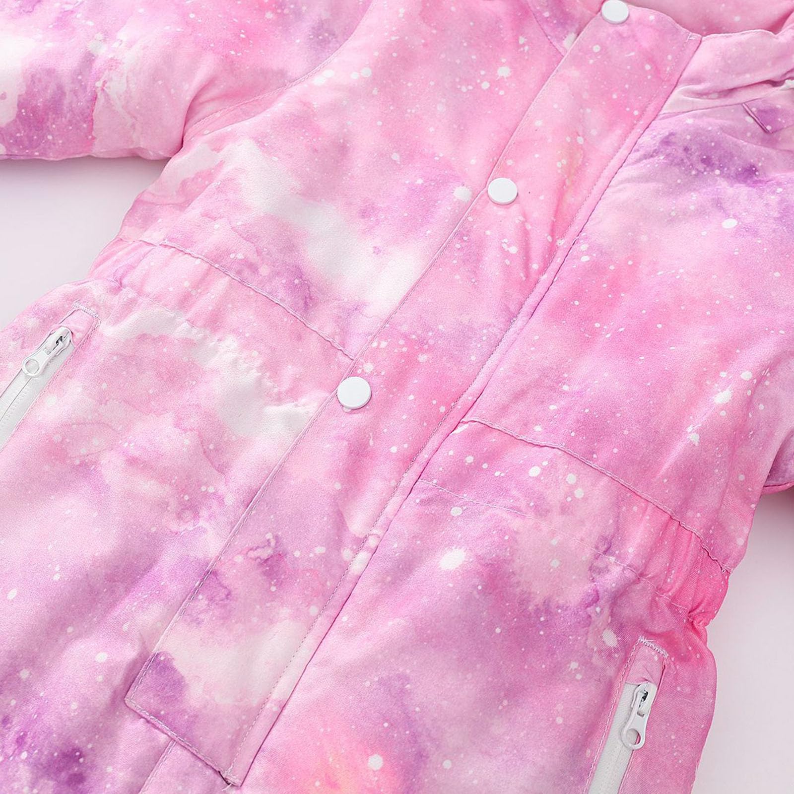 Generisch 2026 Niños Niños Niñas Invierno Espesar Abrigo Desmontable Chaqueta Traje de Nieve Niño a Prueba de Viento Cálido Mono Outwear Nieve Vestir