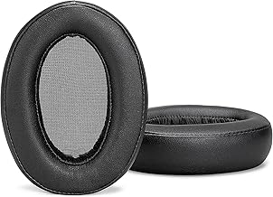 Premium Replacement WH-H910N Ear Pads Cushions compatible with Sony WH-910N H.ear on 3 wireless headphones (Black). Premium Protein Leather | High-Density Foam | Great Comfort
