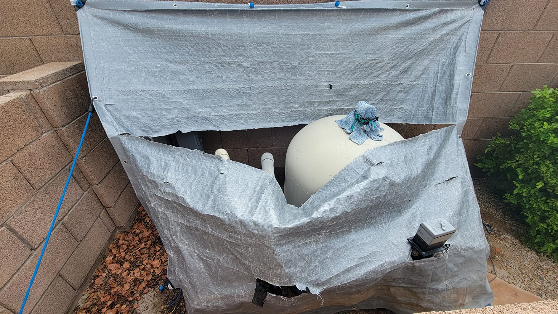 17/mo Finance 20x20 Ultra Heavy Duty Tarp, Extra Thick 16 Mil, UV