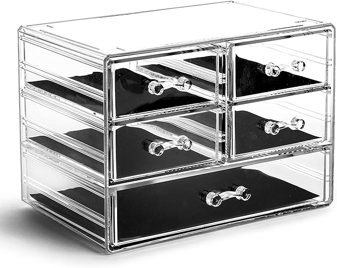 BINO 5 Drawer Makeup Organizer Houston THE MANHATTAN