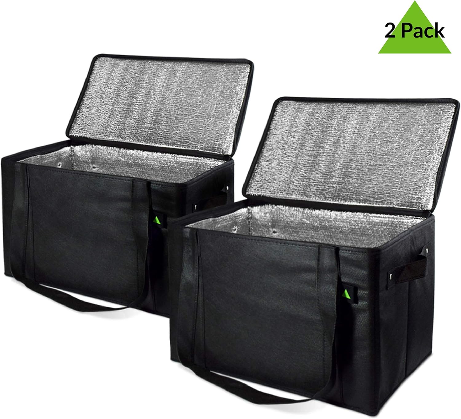 Flash Sale Buy 1 get 1 Insulated Grocery Bag with Zippered Top, Reusable Shopping Box Tote, Collapsible Cooler With Handles, Large Thermal Bag for Frozen & Hot Food, Produce, Instacart, Picnic, Camping, 2 Pcs - 14.5x10x10 Giftware Holiday Deals 🛒 Insulated Grocery Bag with Zippered Top, Reusable Shopping Box Tote, Collapsible Cooler With Handles, Large Thermal Bag for Frozen & Hot Food, Produce, Instacart, Picnic, Camping, 2 Pcs - 14.5x10x10 Giftware