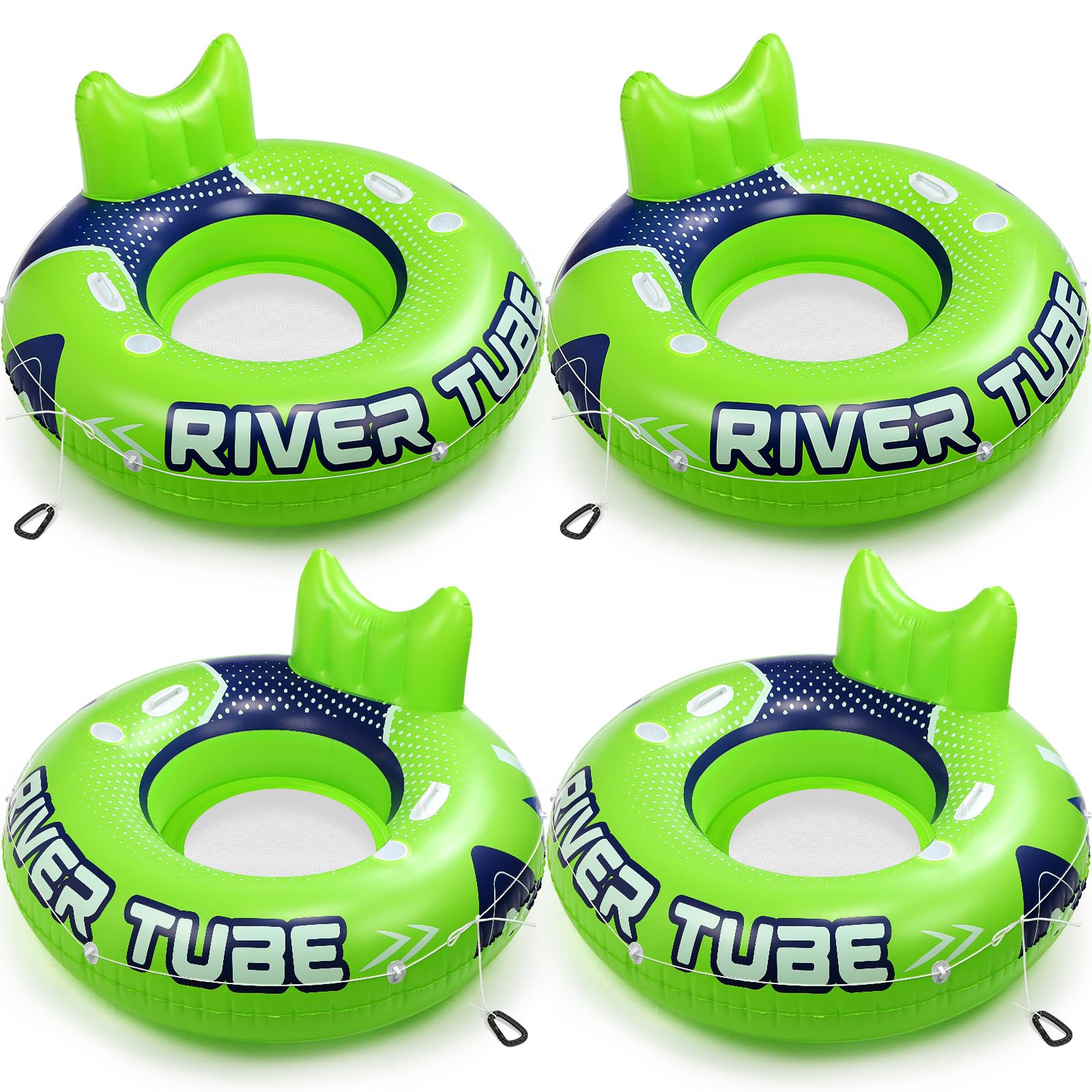 River Tube Float POOLACC 2-Pack Heavy Duty River Tubes - 53 Inch ...