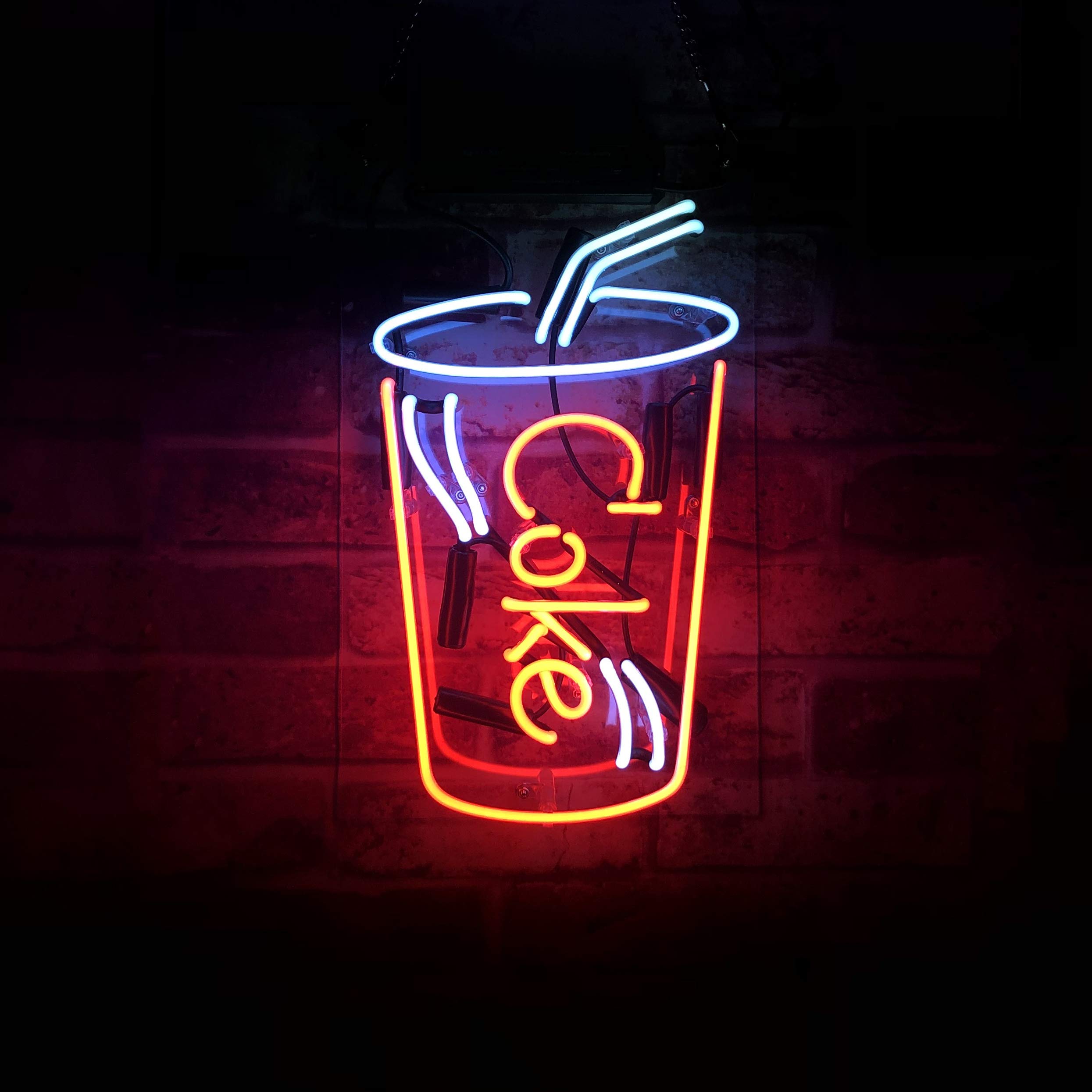 coke cup ネオンサイン led バー 装飾壁 インテリア　14＊9インチ coke cup ネオンサイン led バー 装飾壁 インテリア 14＊9インチ