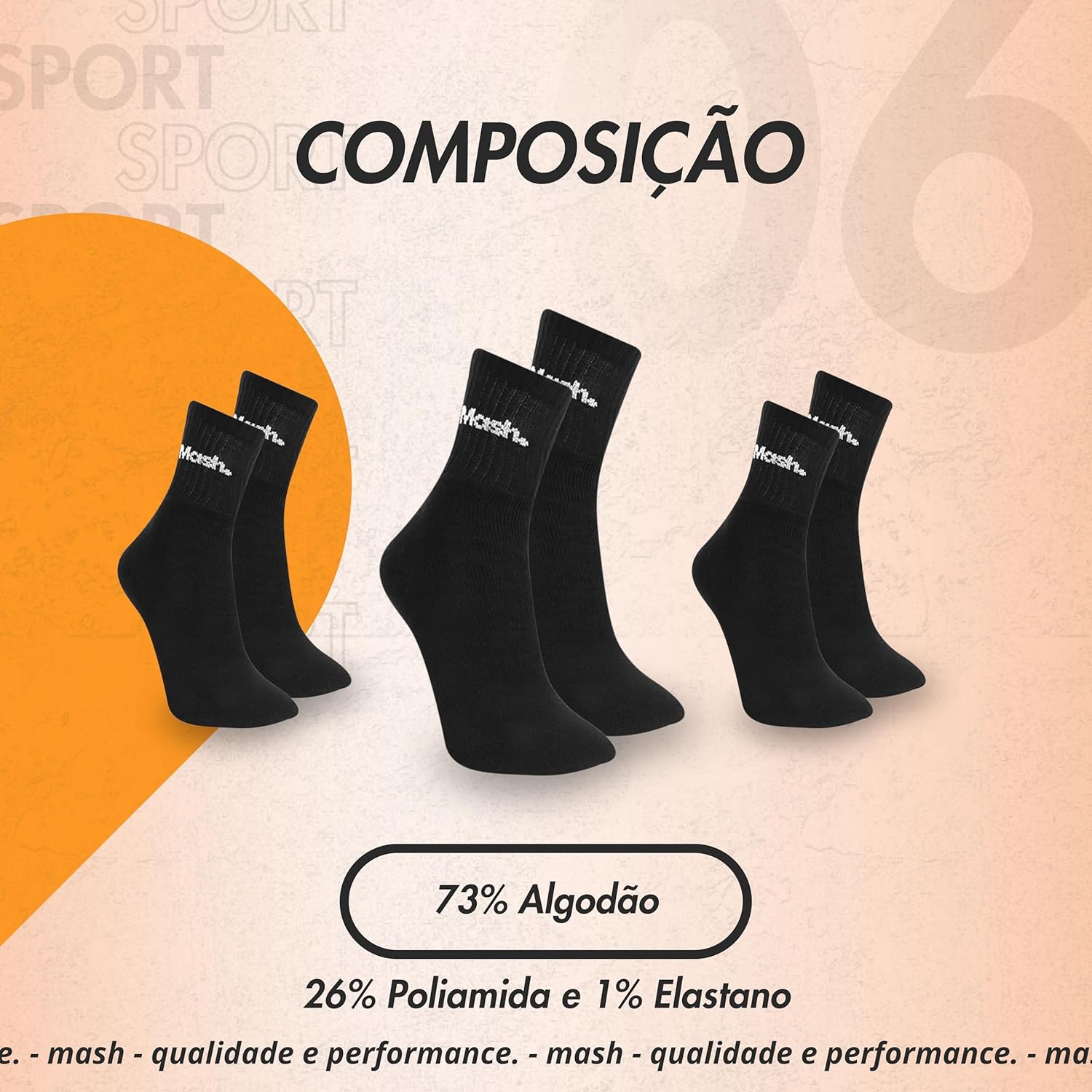 Kit 6 Pares Meias Cano Curto Mash Algodão Felpa Atoalhada Masculino Adulto em promoção! Veja a oferta e mais achadinhos de Moda íntima 6 Hoje é o melhor dia para comprar Kit 6 Pares Meias Cano Curto Mash Algodão Felpa Atoalhada Masculino Adulto com aquele preço maroto! Promoção! Aproveite a oferta! 6
