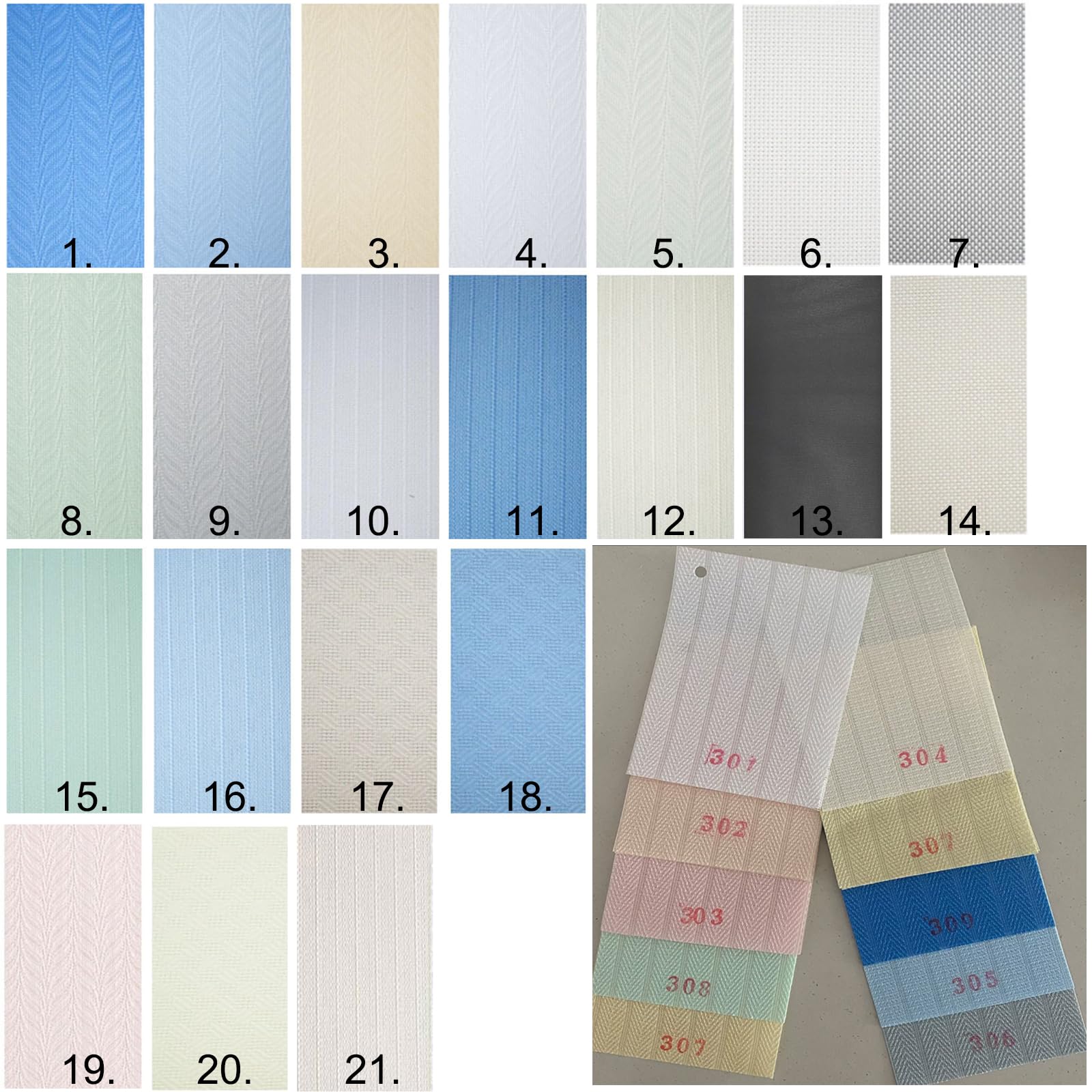 Cortina Lamas Verticales Translúcida Blanco,Estores de Listones,Venecianas con Aislamiento Térmico,Persianas Blackout de Interior para Ventanas y Puertas,Ancho x Alto (190cm x 200cm)