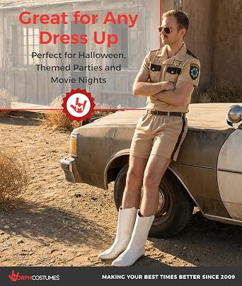 Morph Cop Costume Men, Police Costume Man, Sheriff Costumes, Border Patrol Outfit, Trooper Outfit, Halloween Costumes For Men