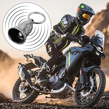 Guardian Bell Guardian Bell for Motorbikes Lucky Charm Cycling Lucky Good Luck Cycling Accessory Suitable for Motorcyclists and Cyclists