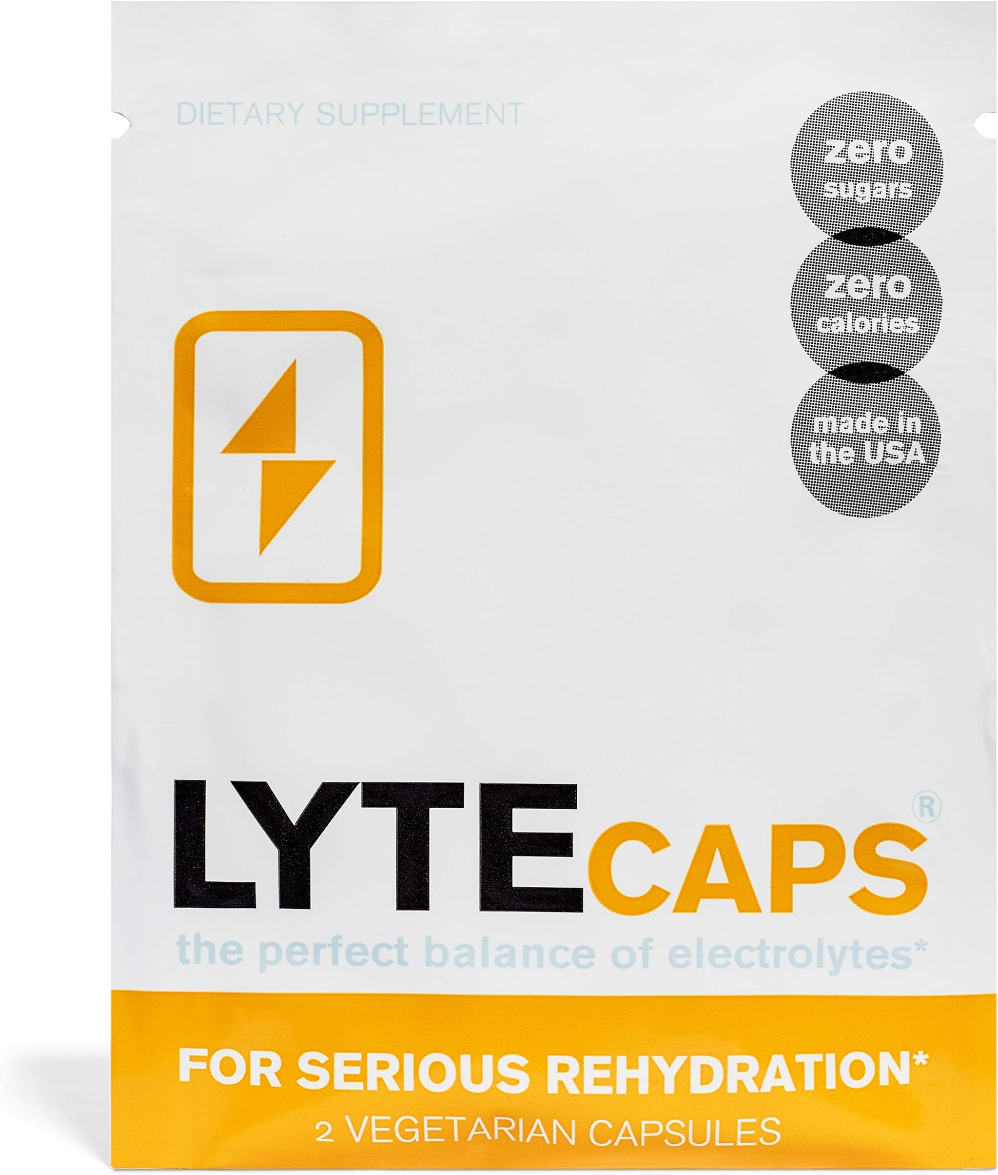 LyteCaps: Electrolyte Tablets for High Performance by LyteLine (4 Packets)