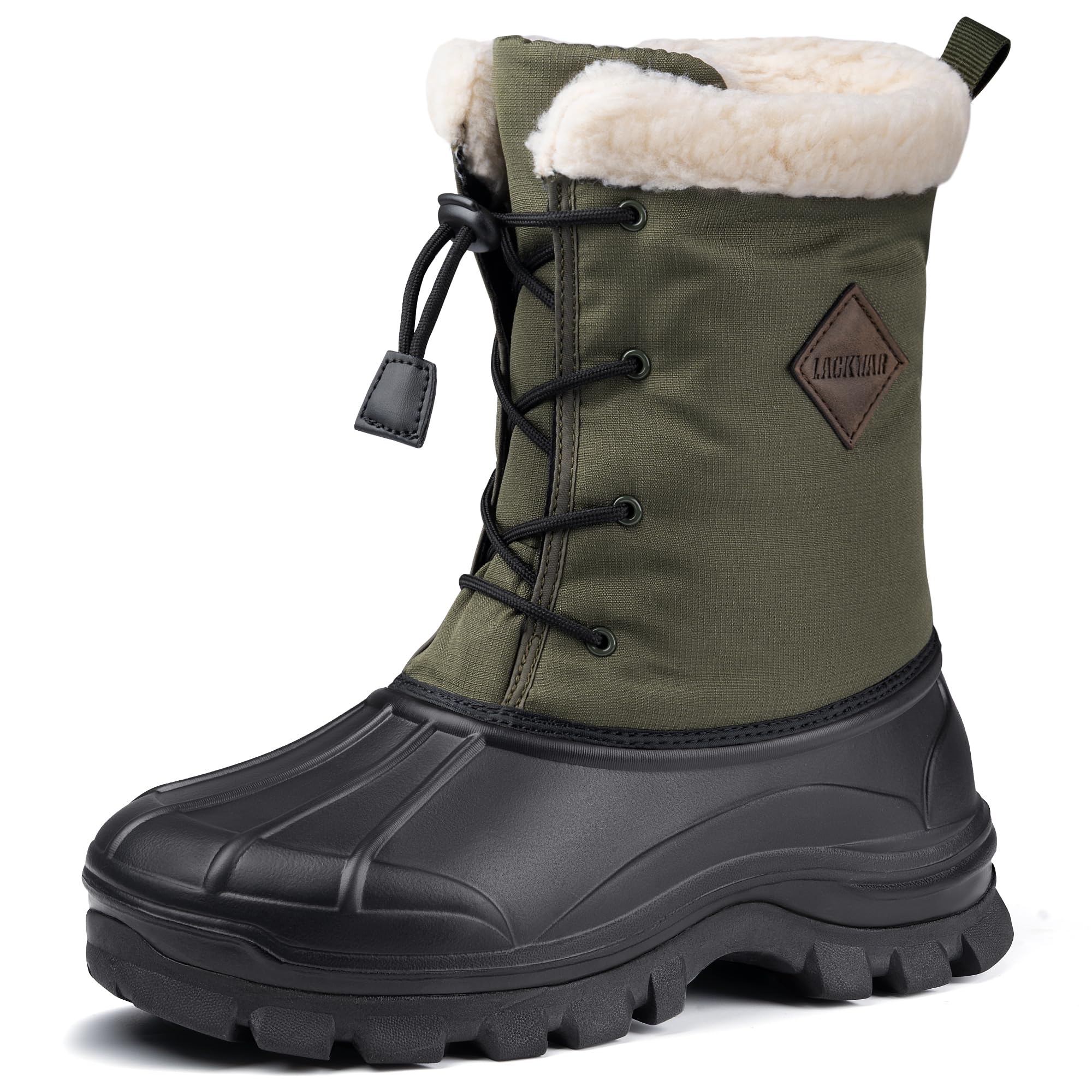 Snow Boots for Men Waterproof Lightweight Winter Men's Snow Boots