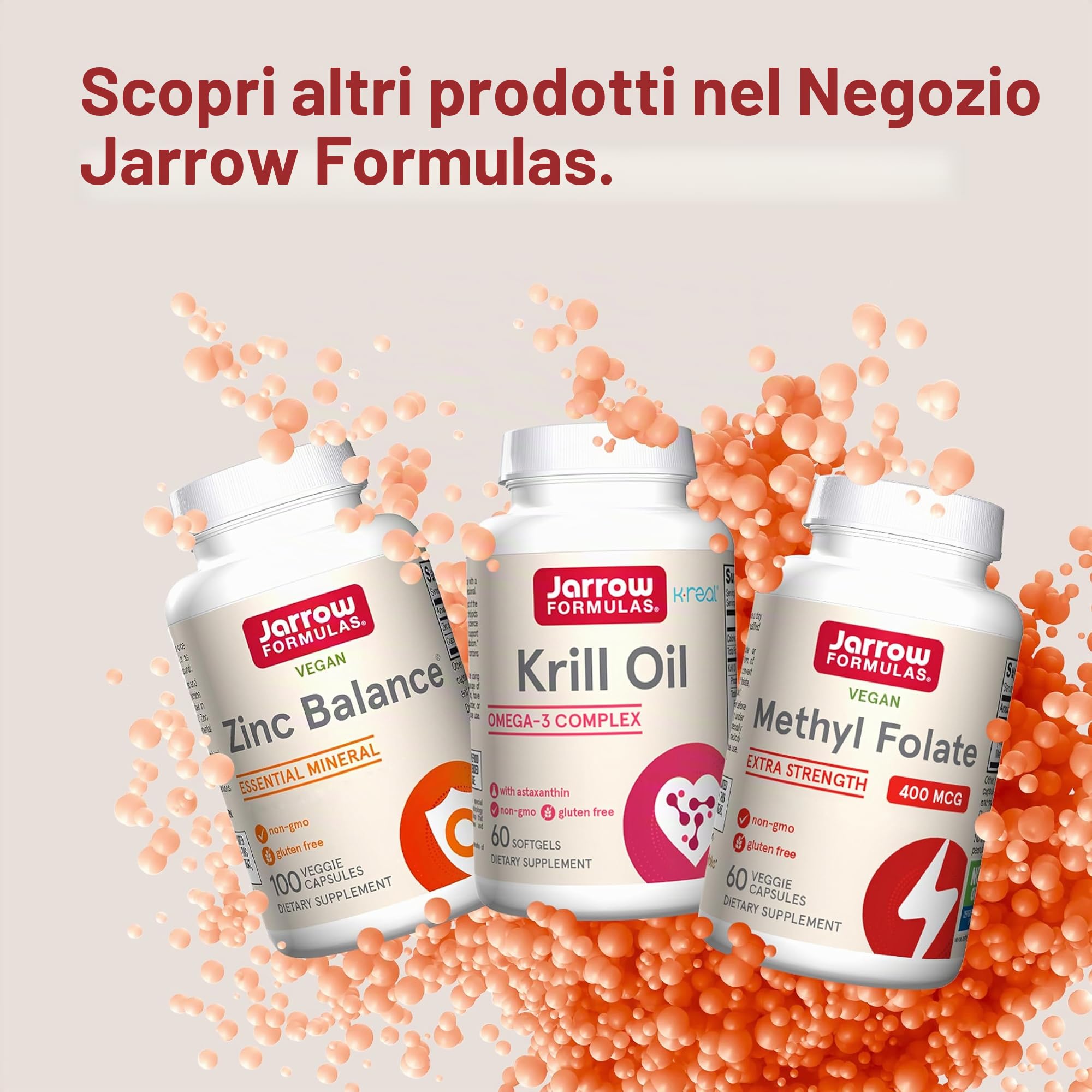 Jarrow Formulas, Methyl B12, 5.000mcg/Methyl Folate 800mcg, Deposito per 10 Giorni, Gusto Ciliegia, 60 Compresse vegane, Testate in Laboratorio, Senza Glutine, Vegetariane, Senza Soia, Senza OGM