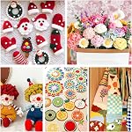 Inscraft 48 PCS Crochet Yarn Kit, 1400 Yards 40 Colors Acrylic Yarn Skeins, 2 Crochet Hooks, 2 Weaving Needles, 4 Stitch Markers, 1 Bag, Yarn for Crocheting & Knitting, Gift for Beginners and Adults