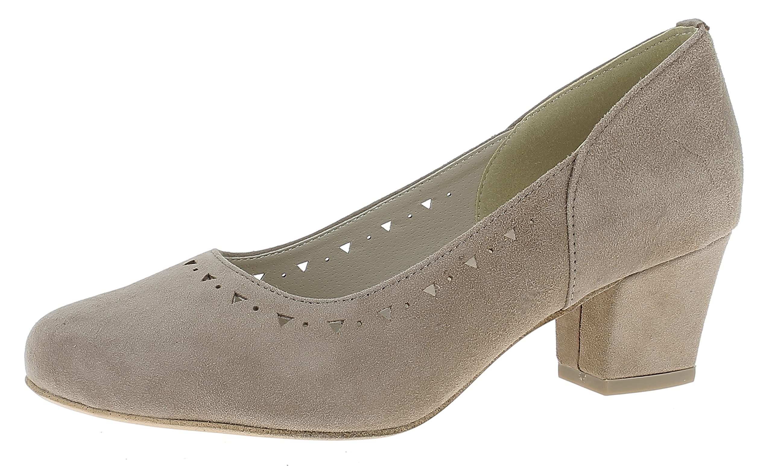 Hirschkogel Women's 3000019 Closed-Toe Pumps, Taupe, 4 UK