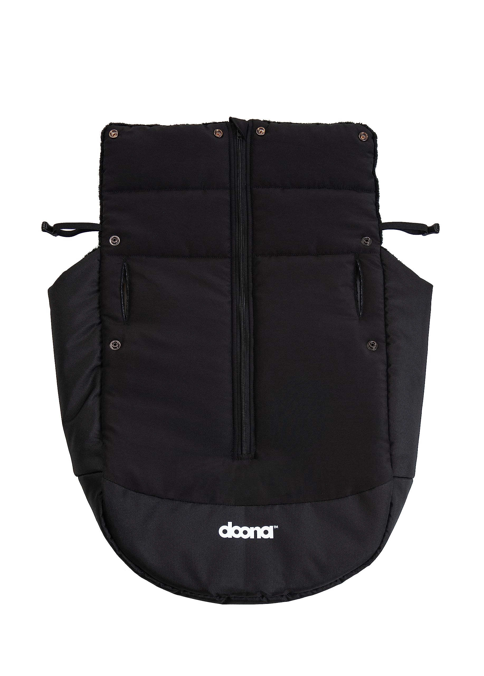 Doona Cover invernale – Ovetto su misura – resistente alle intemperie e lavabile in lavatrice – nero