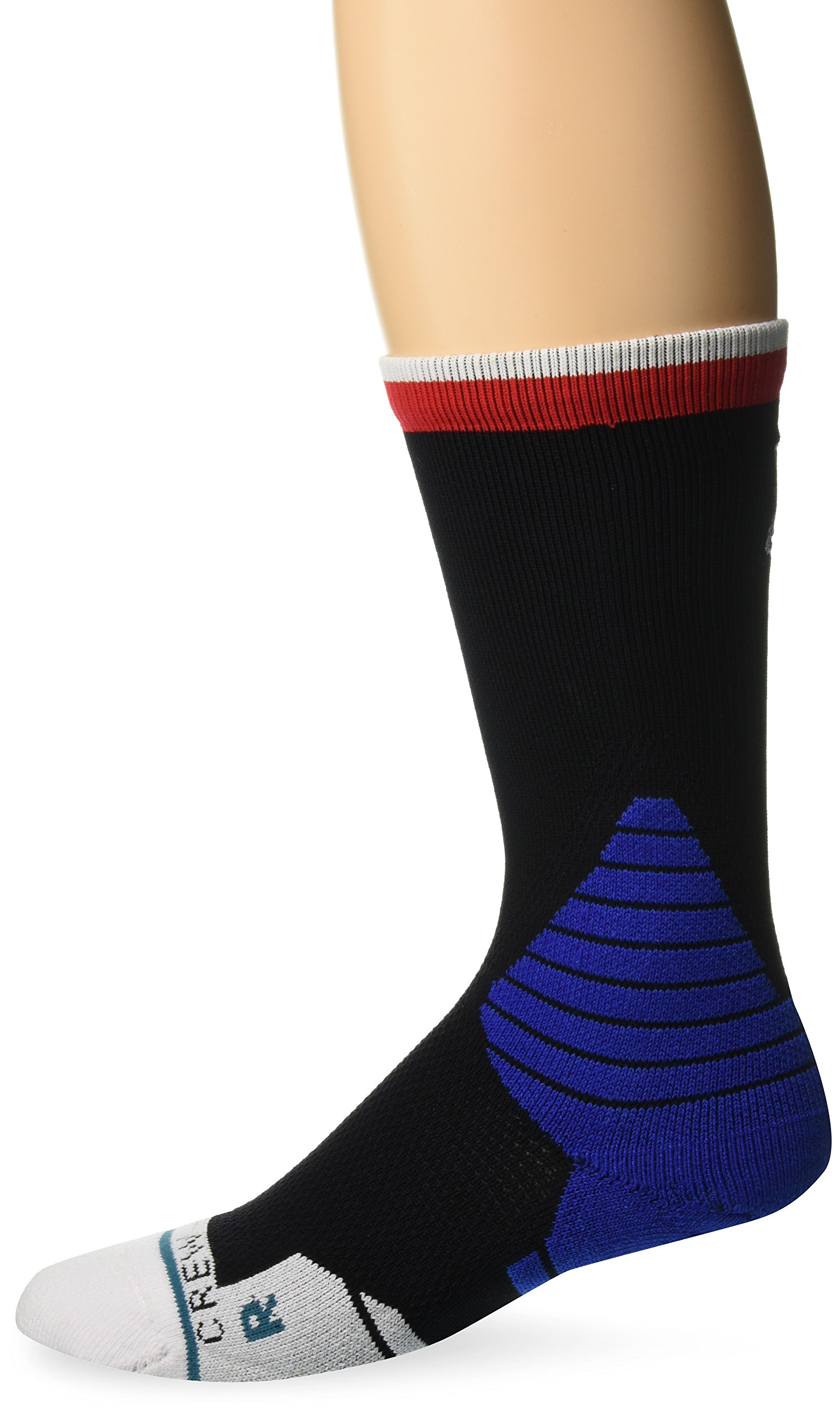 Stance Men's Clippers Logo Crew, Red, M