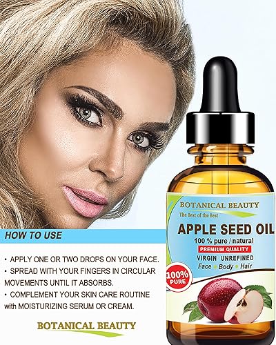 Miniatura 6 de Botanical Beauty Aceite de semilla de manzana 100% puro virgen, aceite portador prensado en frío sin refinar 0.5 onzas líquidas - 0.5 fl oz