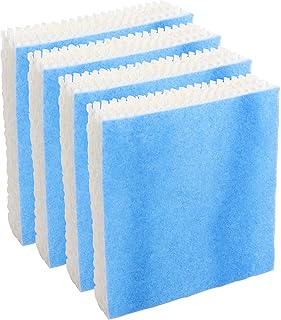 Upgraded HFT600 Humidifier Wick Filters T Replacement Compatible with Honeywell HEV615 & HEV620, HEV-615 HEV-615B HEV-615W HEV-620 HEV-620B HEV-620W, Pack of 4
