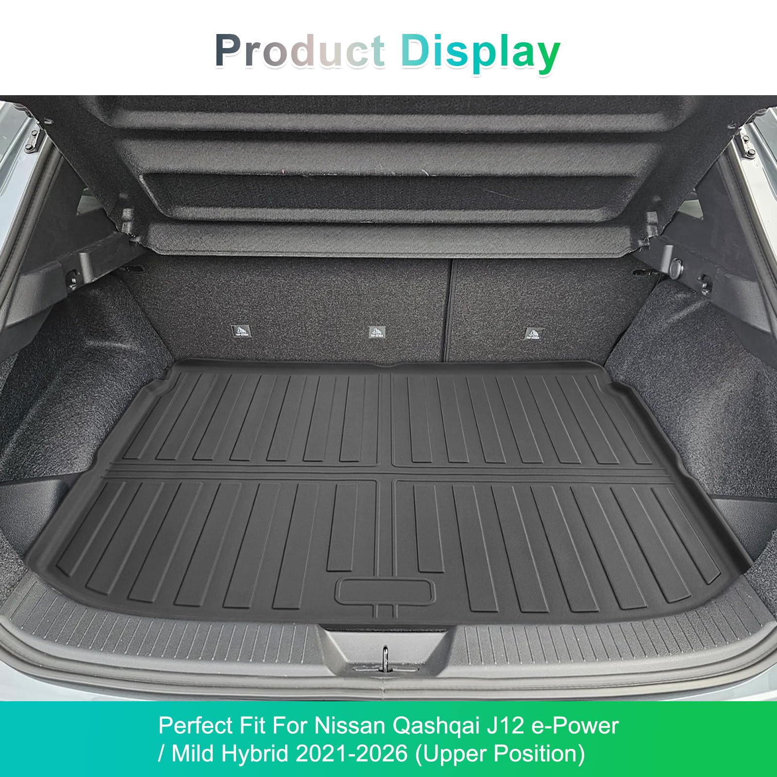 Gummimatten für Nissan Qashqai J12 2021 - 2026 | Perfekte Passform