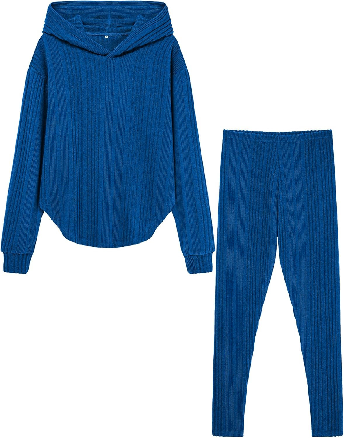 LecGee Women Fall Casual Hoodie Set Long Sleeve Oversized Sweatshirt Elastic Waist Legging Pant 2 Piece Outfit Tracksuit - Image 6