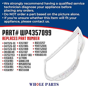 Amazon.com: Upgraded Whole Parts Upright Freezer Door Seal
