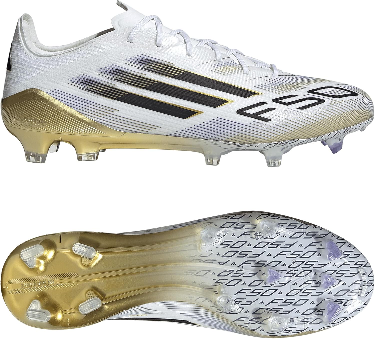 アディダス F50 ELITE FG サッカースパイク F50 25FW(JH7617) JH7617(ホワイト) 29.5cm