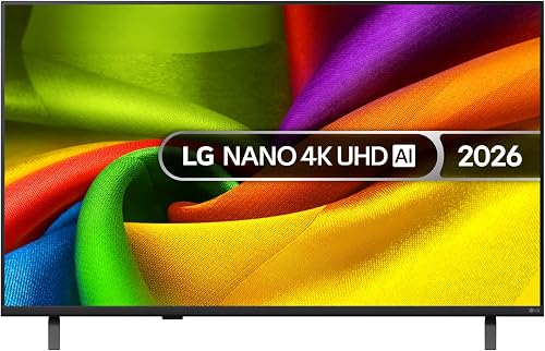 LG NANO 4K UHD AI NU85 43-inch 4K Smart TV - 43NU850B6LA (α7 AI Processor 4K Gen9, 60Hz, HDR10, FILMMAKER MODE™, Google Cast, Apple AirPlay 2) [Model year 2026]