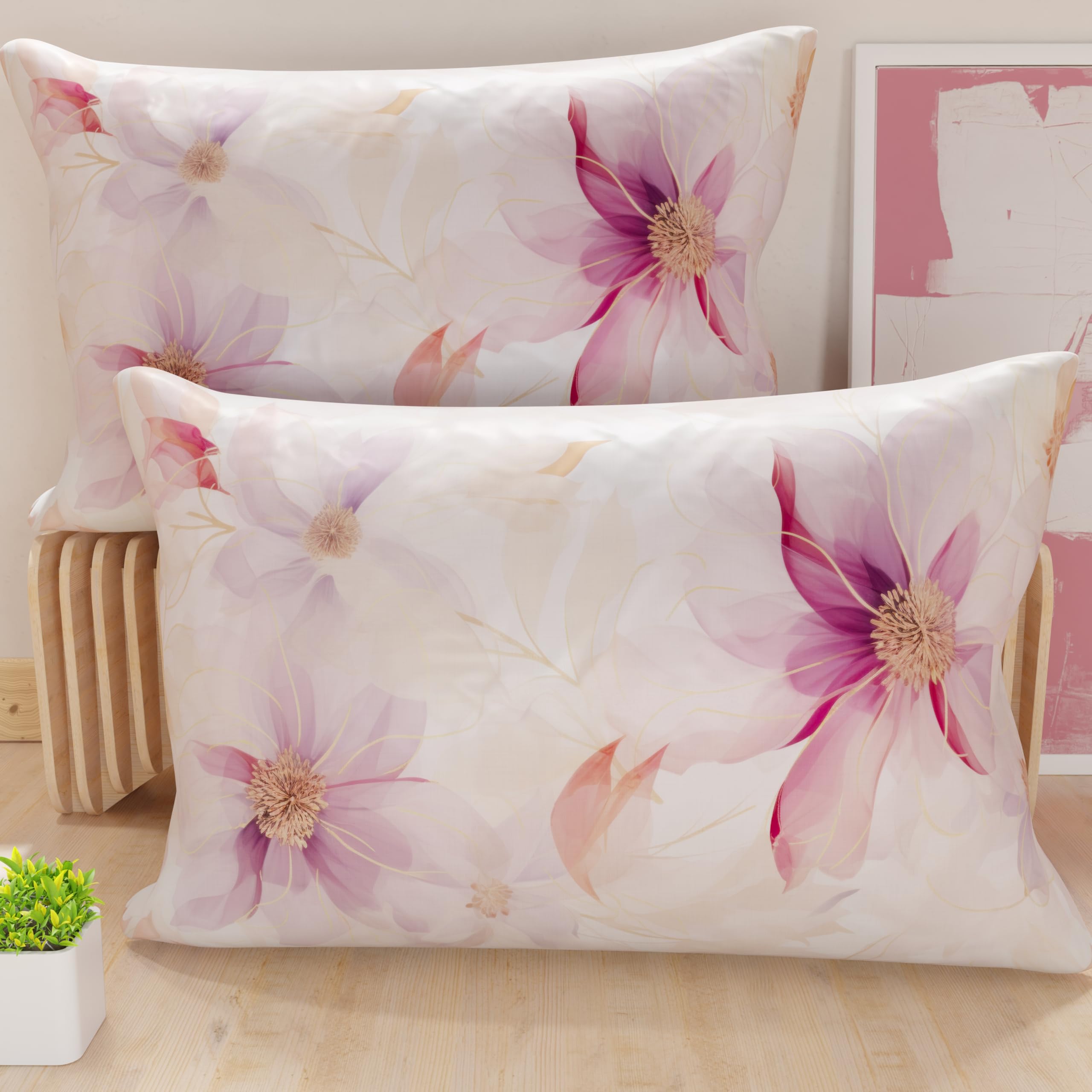 PETTI Coppia Federe Cuscino 60x40 cm - Set 2 pz