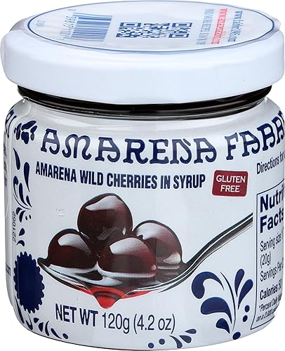 Miniatura 4 de Fabbri Cerezas silvestres en jarabe pesado, 4 onzas (paquete de 24)