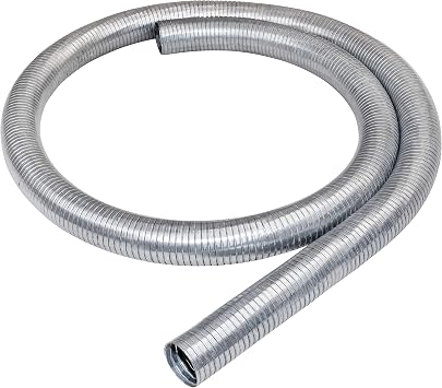 FORTLUFT Exhaust Flex Tube 1.50x72.00 Galvanized Steel