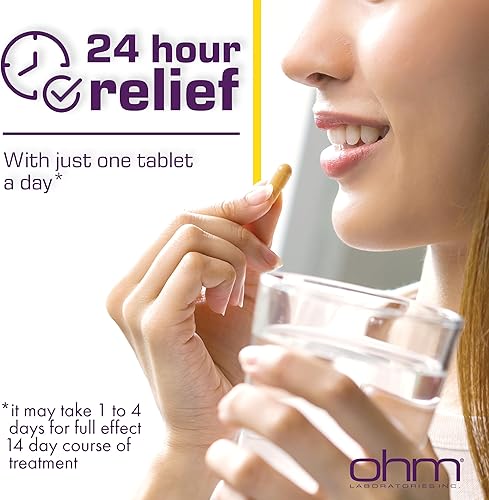 Miniatura 4 de Ohm Cápsulas de liberación retardada de magnesio de esomeprazol de 20 mg - Alivio frecuente de acidez estomacal y reflujo ácido, 24 horas de pecho y