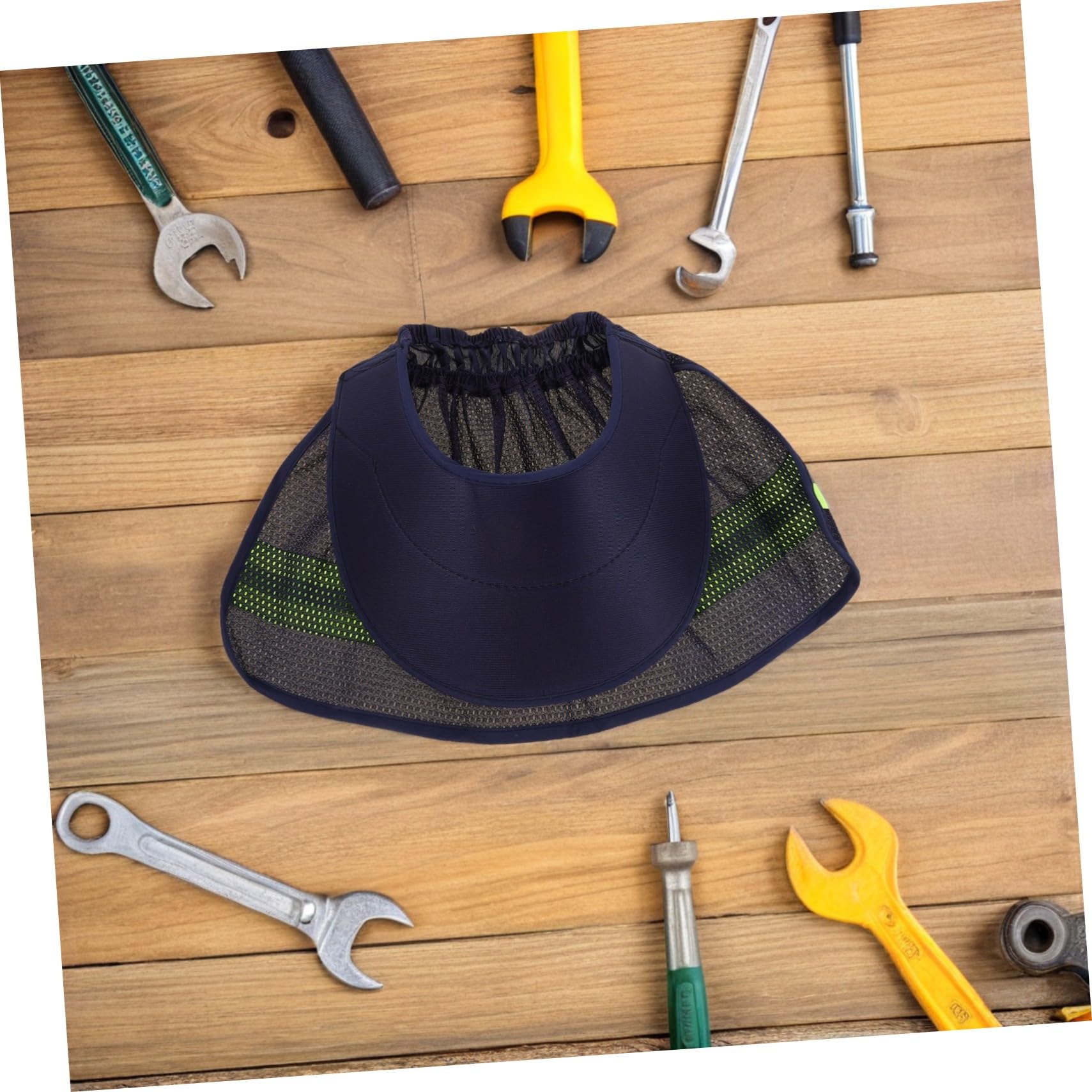 TEHAUX 5 Teilige Sonnenschutzabdeckung Für Schutzhelm Schutzhelm Sonnenschutzvisier Bauhelm Zubehör Sonnenblende Für Arbeiter Sonnenschutz