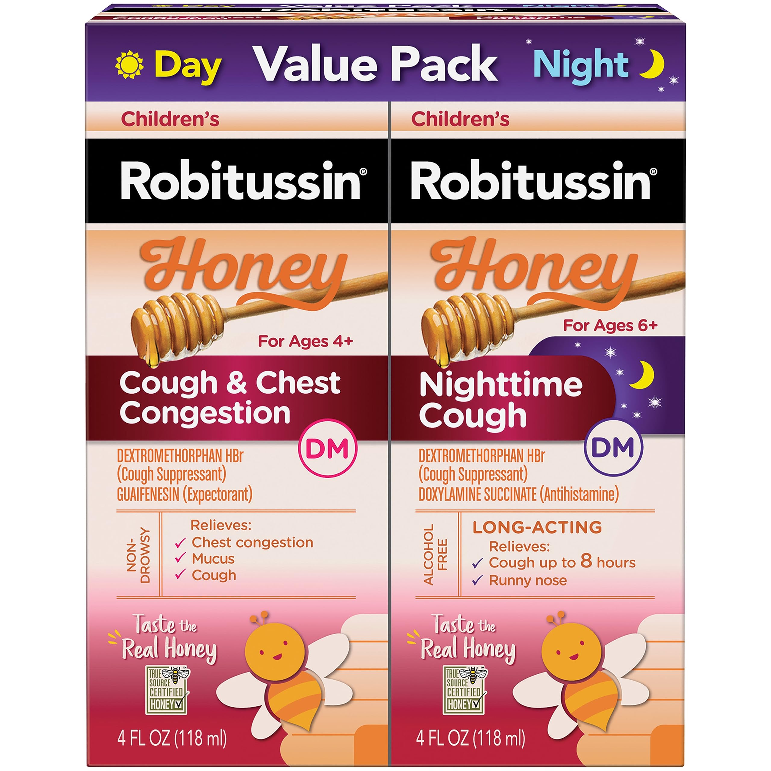 Buy Robitussin Children's & Chest Congestion DM and Nighttime DM