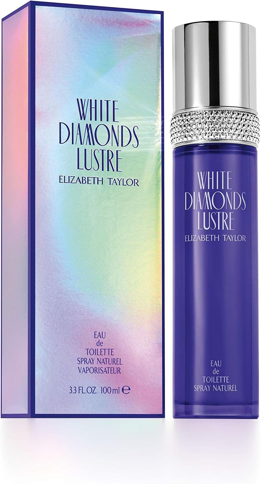 ELIZABETH TAYLOR White Diamonds Luster Eau De Toilette Spray, 3.3 Ounce